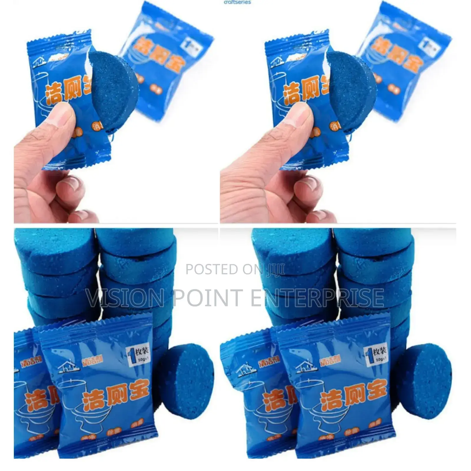 *Bubble Blue Tablets Toilet Cleaner