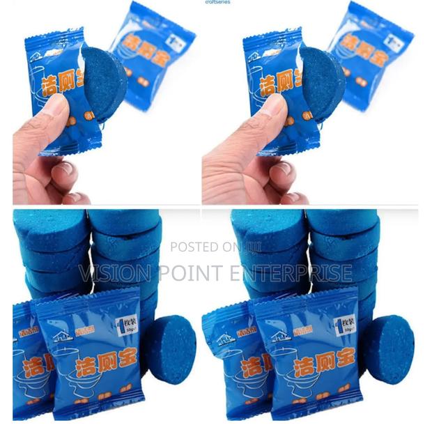 *Bubble Blue Tablets Toilet Cleaner