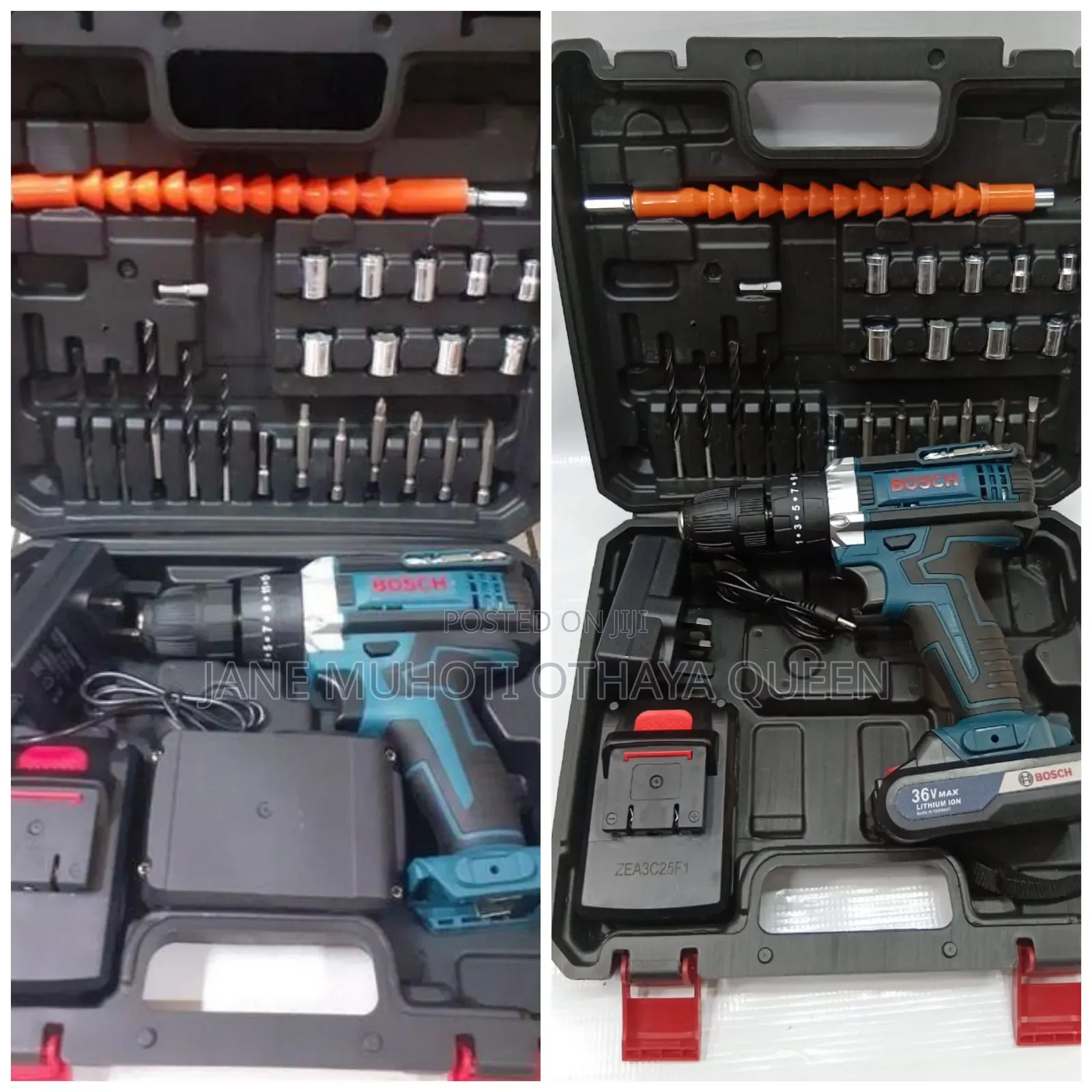 Bosch Cordless Drill 36v Rechargeable Electric Drill