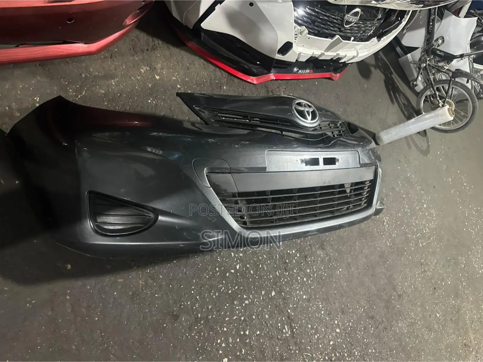 Front Bumper Toyota Vitz 2012