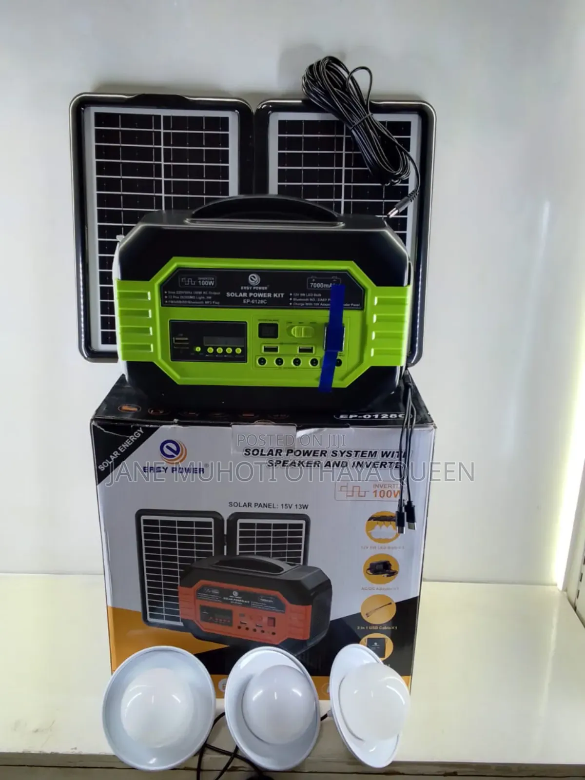 100w Portable Solar Power Station