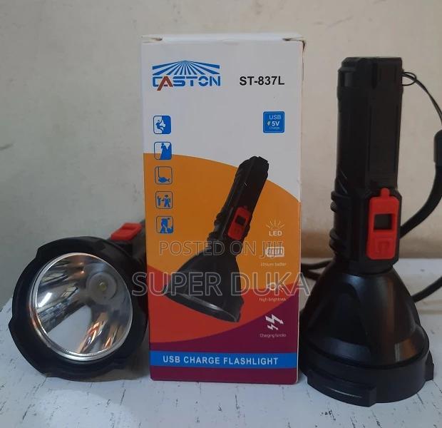 Caston St-837l High Brightness Usb Rechargeable Led Flashlight.Torch - thumbnail 2
