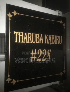 Commissioning Aluminum Plaques