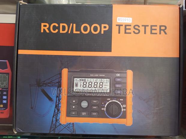 RCD/Loop Tester Digital Meter - main view