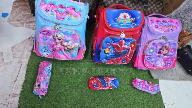 2 in 1 Cartoon Themed Waterproof Bag - main view