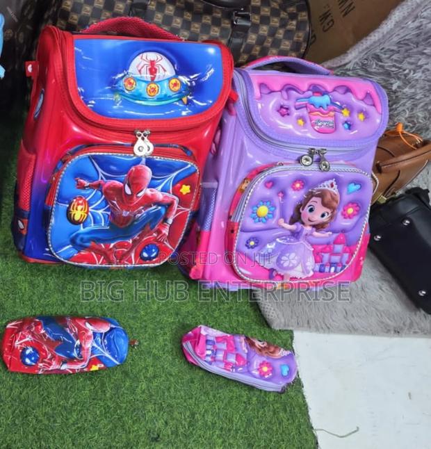 2 in 1 Cartoon Themed Waterproof Bag - thumbnail 2