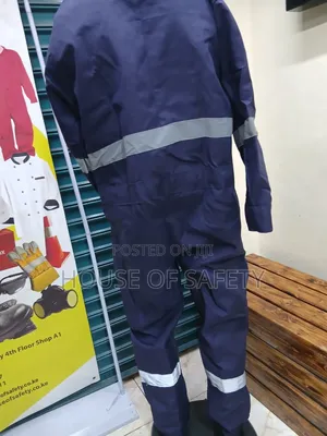 High Risk Environmental Navy Blue Reflective Overall