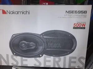 6 by 9 " 3-Way Coaxial Car Speakers 500 W Mid Pair- Nakamichi Nse6958