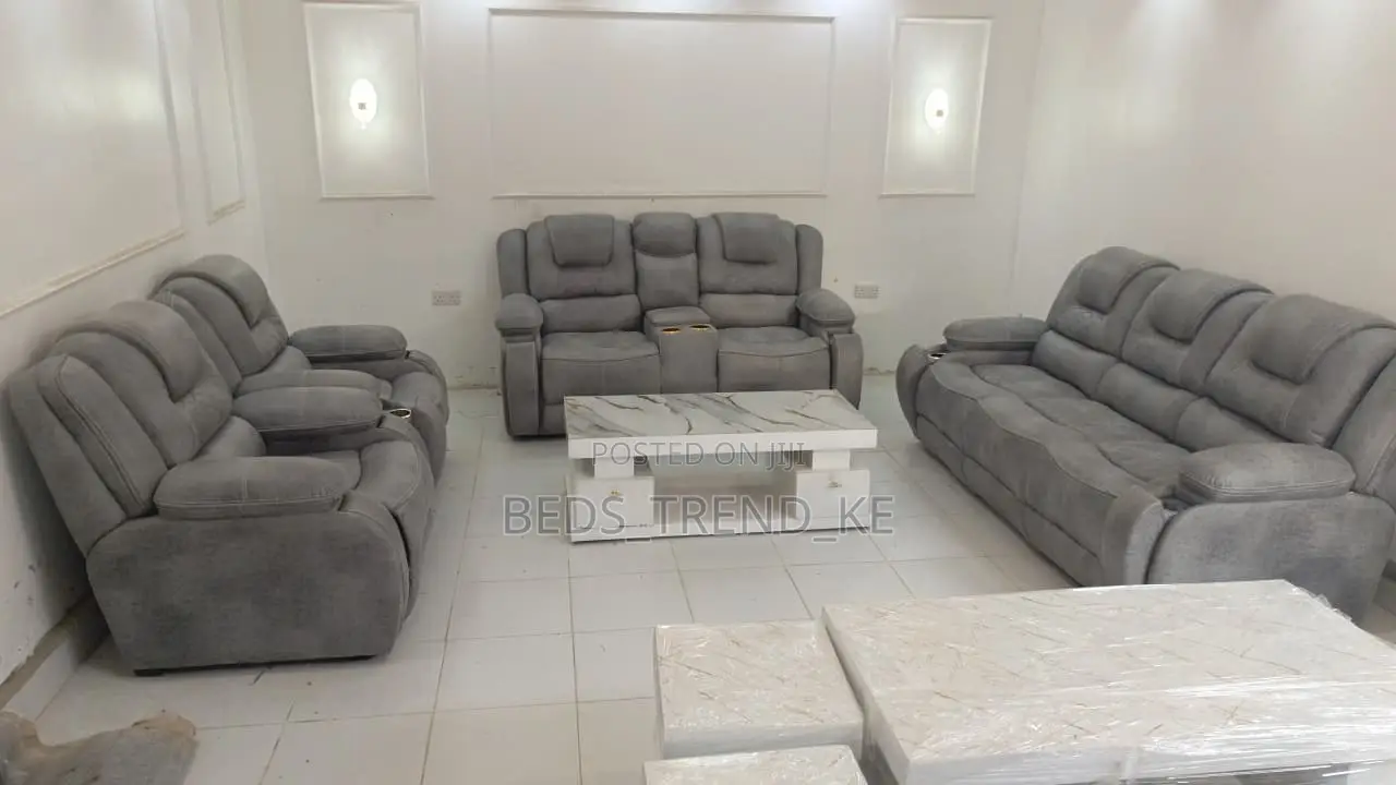Exclamatory 7 Seater Semi Recliner Sofa 3,2,1,1