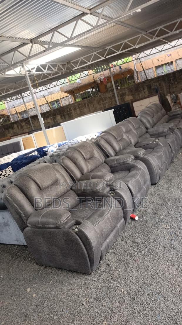 Decent Classy 7 Seater Semi Recliner Sofa 3,2,1,1