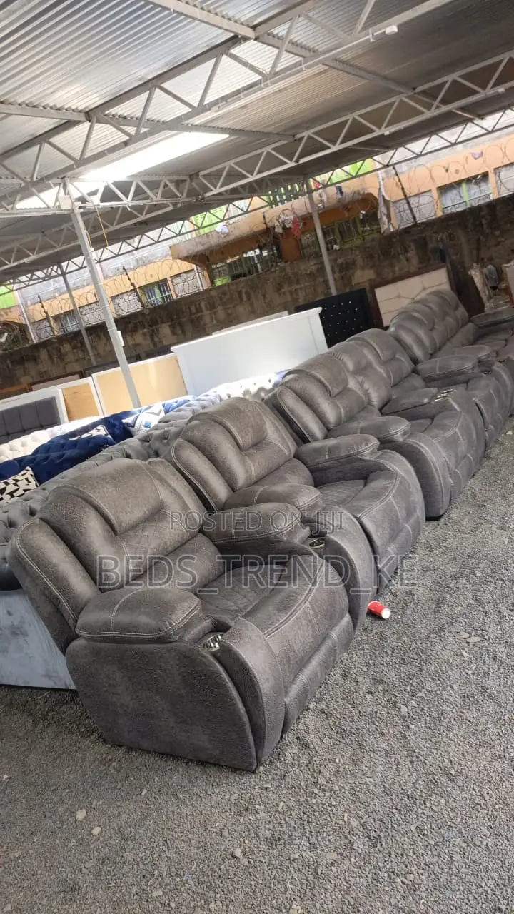 Decent Classy 7 Seater Semi Recliner Sofa 3,2,1,1