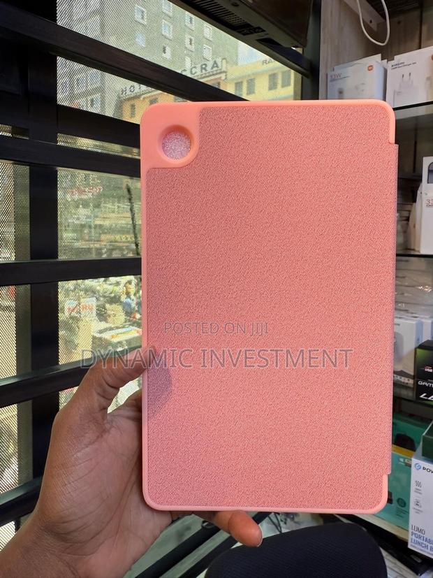 Samsung Tab A9+ Plus Domo Series Tri-Fold Leather Case/Cover-Pink - thumbnail 3