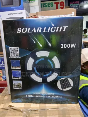 Solar Light,Solar Light 300w With Motion + Photo Sensor With 2yr Wrnty