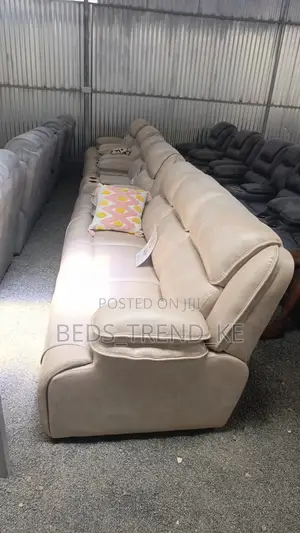 Modernized Classy 7 Seater Semi Recliner Sofa Set 3,2,1,1