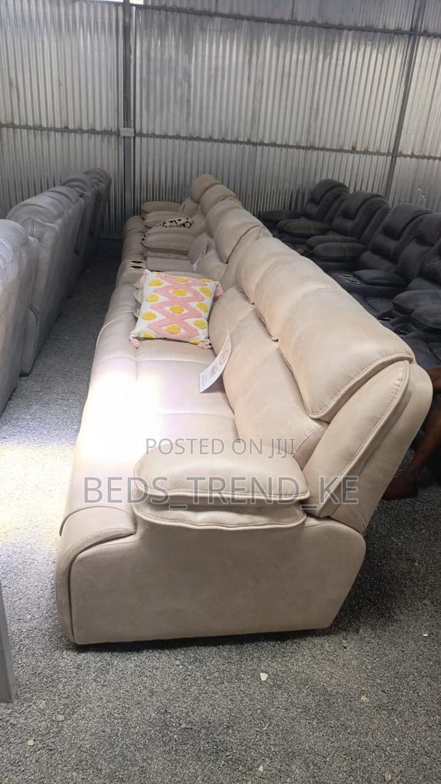 Modernized Classy 7 Seater Semi Recliner Sofa Set 3,2,1,1