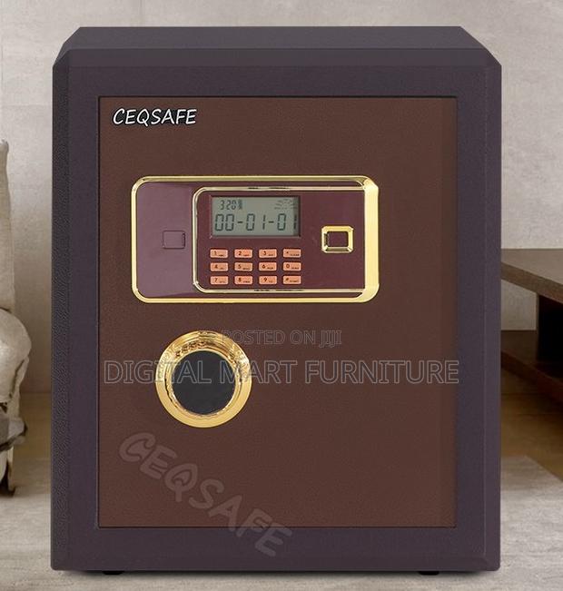 Brown 65kg Modern Fire Proof Box - thumbnail 7