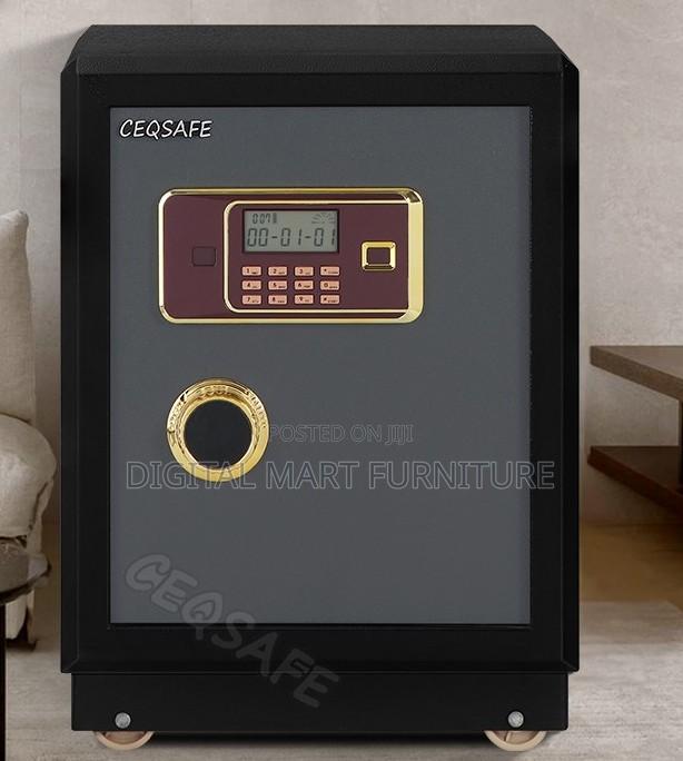 Brown 65kg Modern Fire Proof Box - thumbnail 8