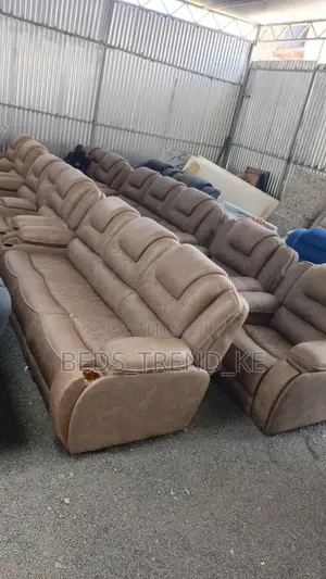 Extra-Cozy 7 Seater Semi Recliner Sofa Set 3,1,1,2