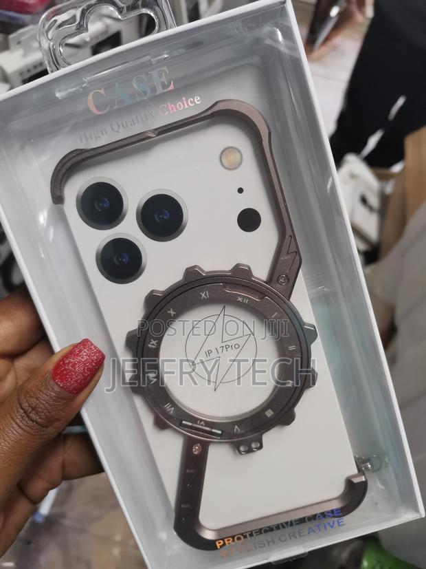 Oatsbasf iPhone 17 Pro Case, 360° Metal Frameless Magsafe Case - main view