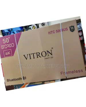 Vitron 50" Uhd Smart Android Frameless Tv - Bluetooth