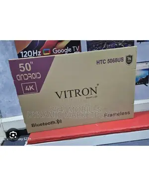Vitron 50" Uhd Smart Android Frameless Tv - Bluetooth