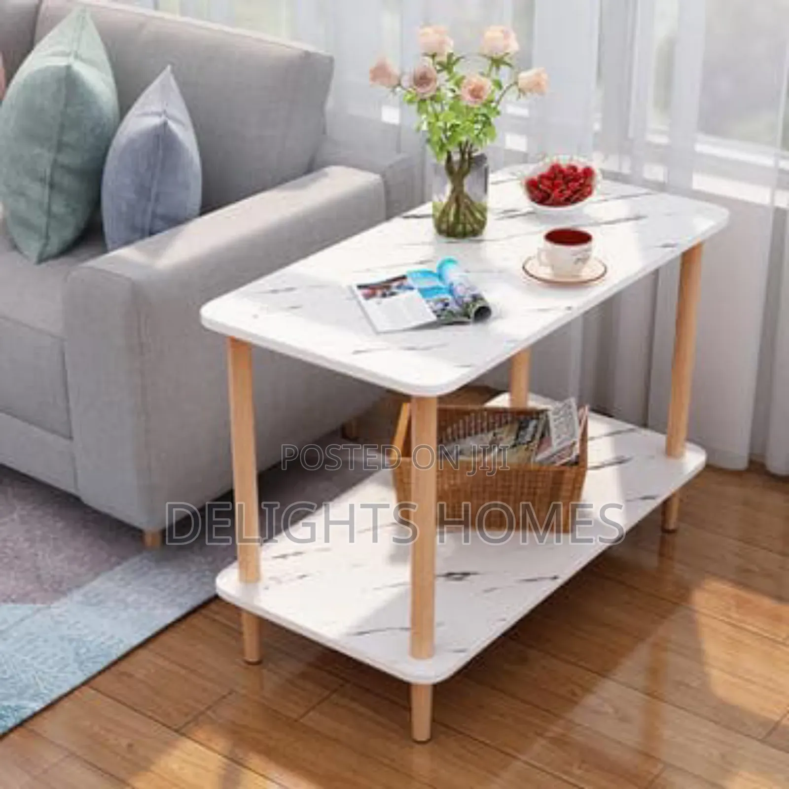 Nordic Style Rectangular Coffee Table-Re