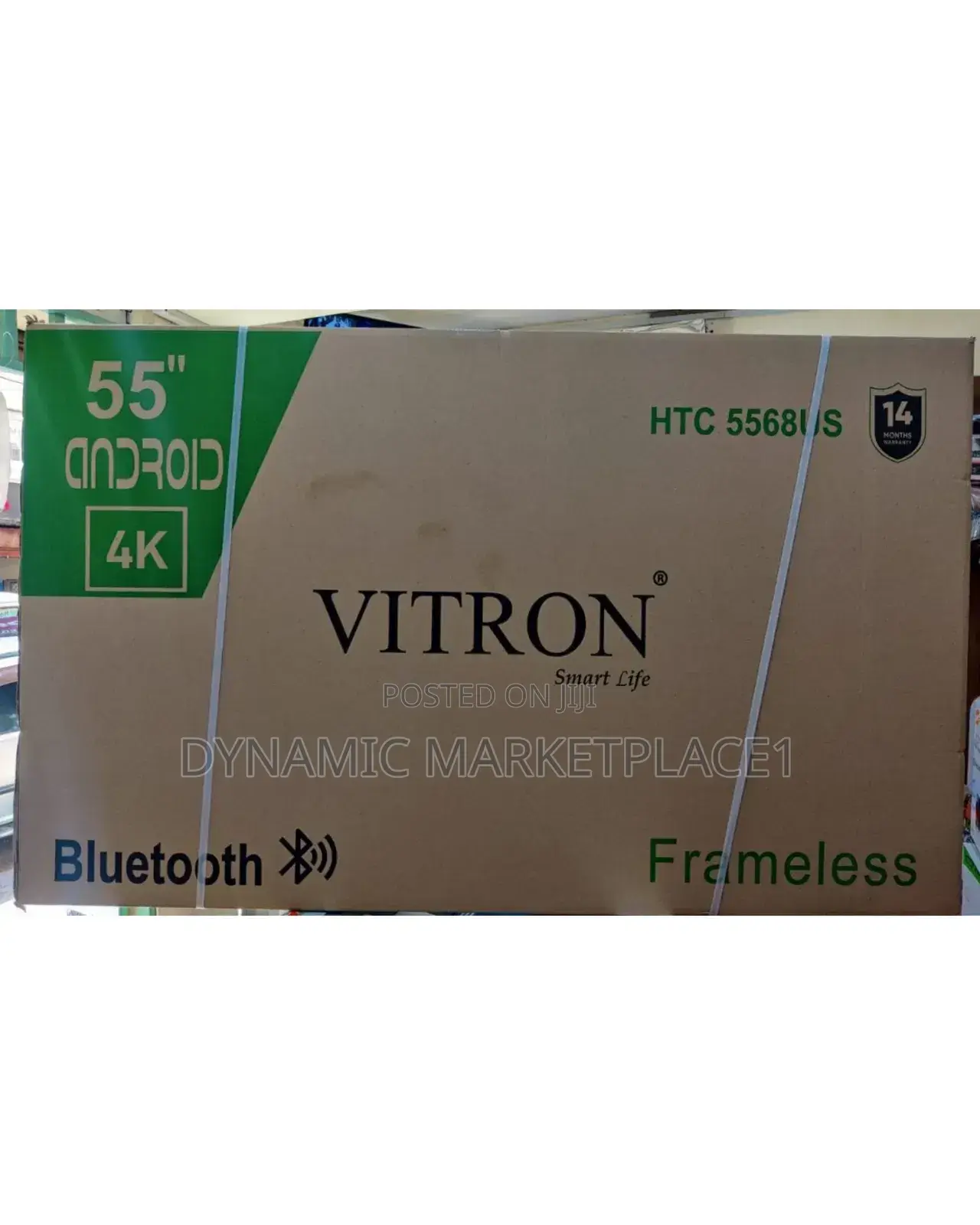 Vitron 55 Inch Uhd Smart Android Tv - Frameless Bluetooth