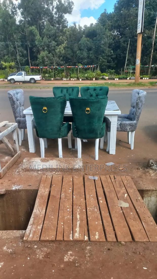 Mixed Fabric 6-Seater Dinner Set - main view