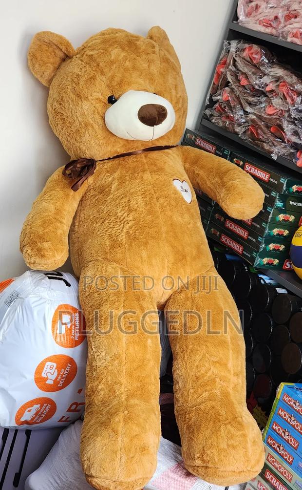 1.4 Meter Giant Plush Teddy – Brown - main view