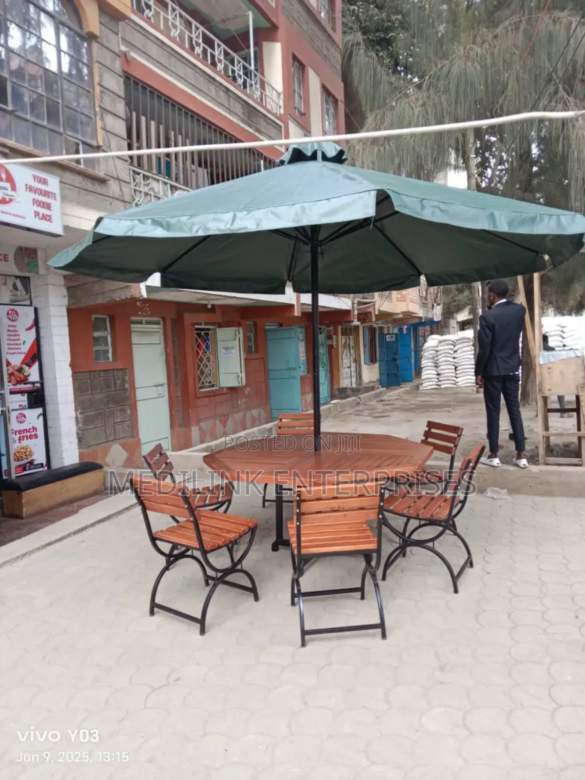 Outdoor Garden Chairs Set of Six