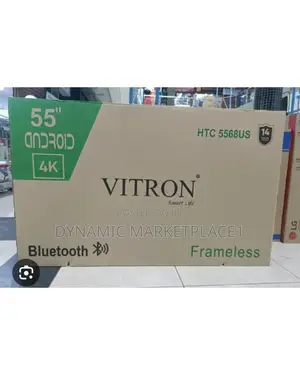 Vitron 55 Inch Uhd Smart Android Tv - Frameless Bluetooth