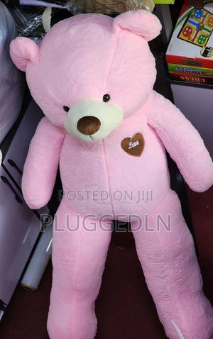 Big Pink Cuddle Teddy Bear 140cm - thumbnail 2