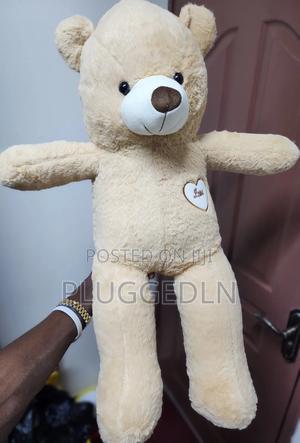 80cm Cuddly Teddy Bear – Beige - main view