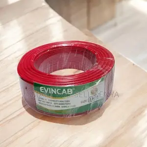 Elvin Durable 2.5mm Red PVC Single Core Electrical Wiring Cable