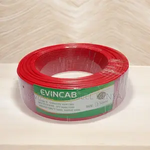 Elvin Anti-Aging 2.5mm Red PVC Single Core Wiring Cable