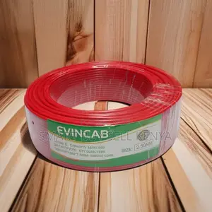 Elvin Low Resistance 2.5mm Red PVC Solid Indoor Wiring Cable