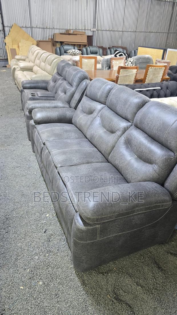 Exclusive Classy 5 Seater Semi Recliner Sofa - main view
