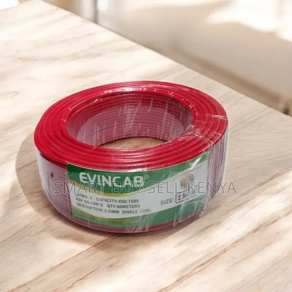 Elvin 2.5mm Red High Temperature Single Core Wiring Cable