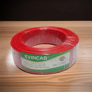 Elvin Reliable 2.5mm Red PVC Insulated Indoor Wiring Cable