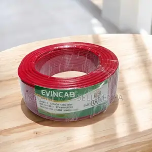 Elvin Oil and Chemical Resistant 2.5mm Red PVC Wiring Cable