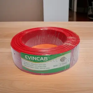 Elvin 2.5mm Red PVC Solid Core Wire for Long-Lasting Wiring