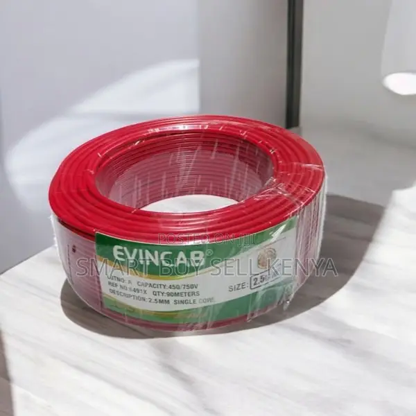 Elvin Affordable 2.5mm Red Heavy Duty Electrical Wiring Cable