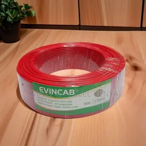 Elvin 2.5mm Red Indoor Wire With Thick PVC Insulated Sheath