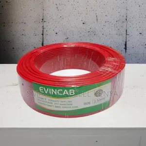 Elvin Long-Lasting 2.5mm Red PVC Solid Indoor Wiring Cable