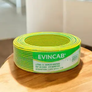 Evin 2.5mm Yellow Green Single Core Heavy-Duty Flame Retardant Cable