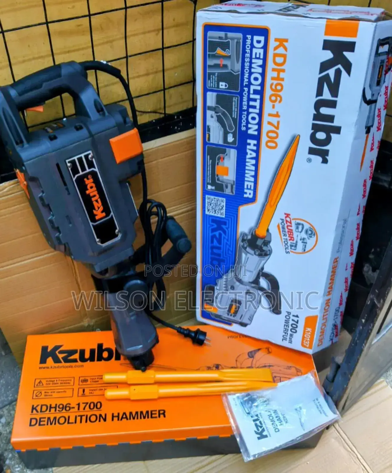 Kuzbar Demolition Hammer. 1700w