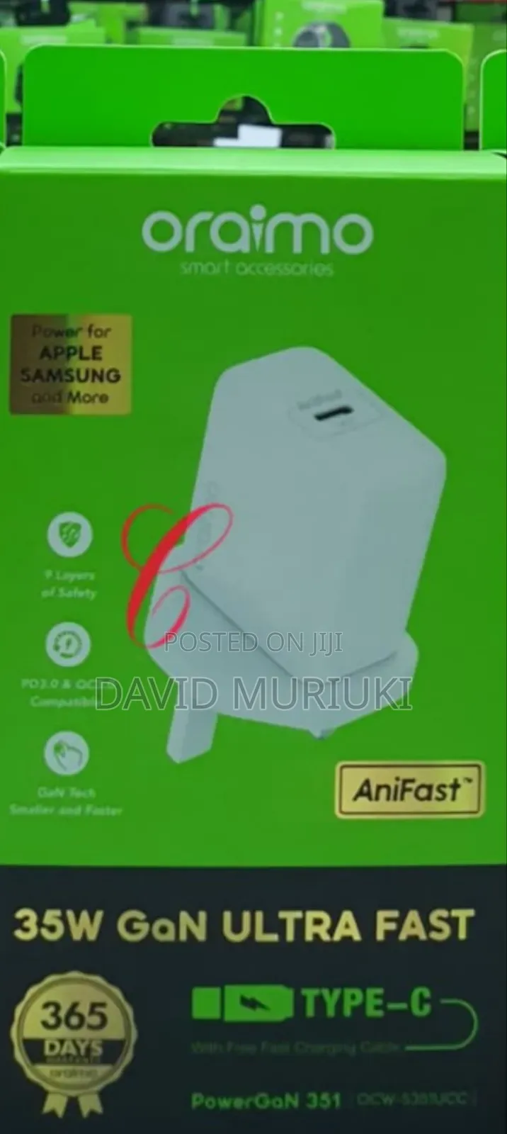 Oraimo Powergan 351 Ocw-5351ucc