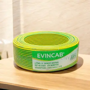 Evin 2.5mm Yellow Green Moisture-Proof Durable Indoor Wiring Cable