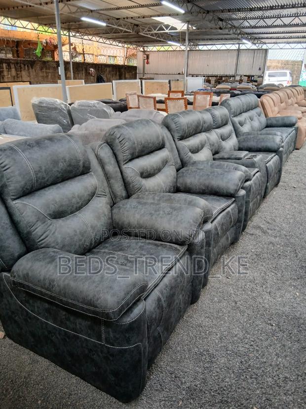 Casual 7 Seater Semi Recliner Sofa 3,2,1,1 - main view