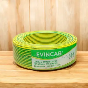 Evin 2.5mm Yellow Green High Tensile Strength Flame Safe Wiring Cable